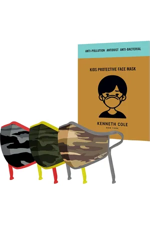 Kenneth Cole Kids Pack Of 3 6-Ply Outdoor Face Mask