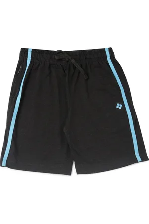 dollar Boys Charcoal Grey Solid Regular Fit Regular Shorts