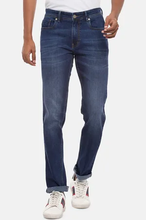 PEOPLE Men Blue Slim Fit Light Fade Jeans