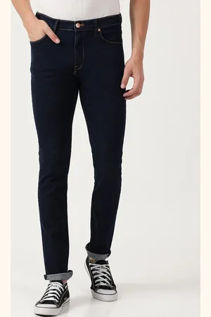 Lee Men Blue Bruce Skinny Fit Stretchable Cotton Jeans