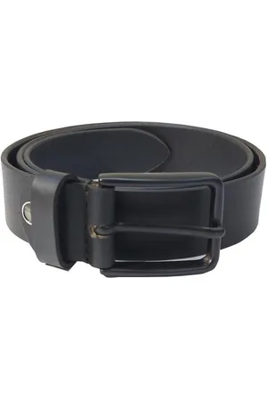 KAEZRI Men Black Leather Belt
