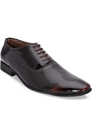 San Frissco Men Brown Solid Formal Derbys