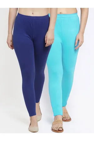Jinfo Women Pack Of 2 Solid Ankle Length Leggings