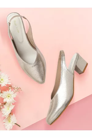 Marc Loire Women Gold-Toned Solid Pumps