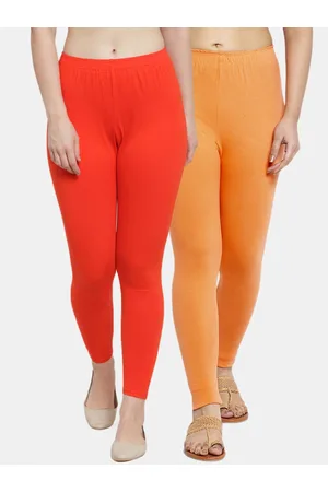 Jinfo Women Pack Of 2 Solid Ankle-Length Leggings