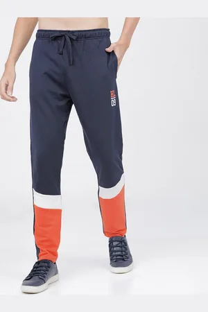 Buy HIGHLANDER Men Navy Blue Solid Slim Fit Track Pants - Track Pants for  Men 9838385 | Myntra