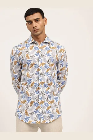 HARSAM Men Multicoloured Floral Printed Regular Shirt