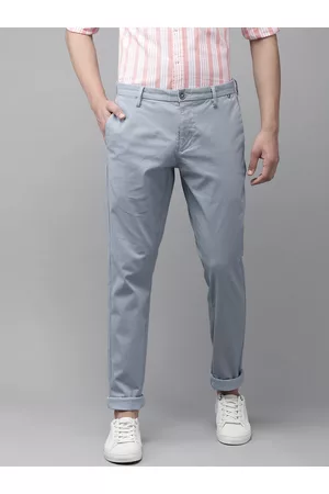 Buy Polo Ralph Lauren Men Grey Solid Trousers Online  697866  The  Collective