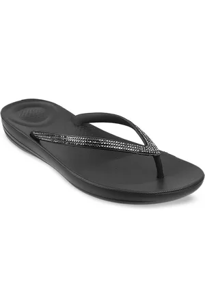 FitFlop Women Black Embellished Flats