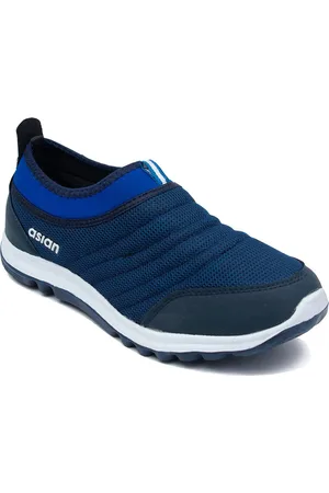 ASIAN Men Navy Blue Mesh Running Shoes