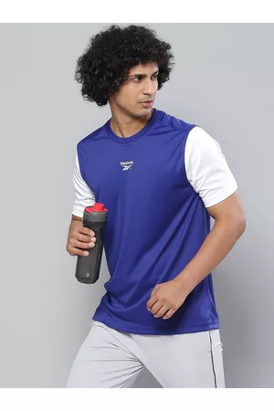 Reebok Men Blue T-shirt