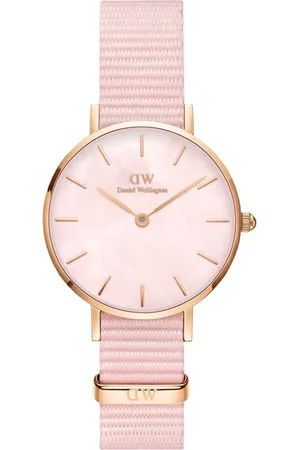 Daniel Wellington Women Pink Dial & Pink Straps Analogue Watch DW00100512