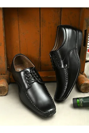 John Karsun Men Black Formal Shoes
