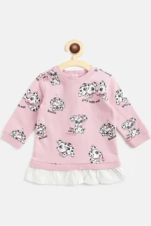 chicco Girls Pink Floral A-Line Dress