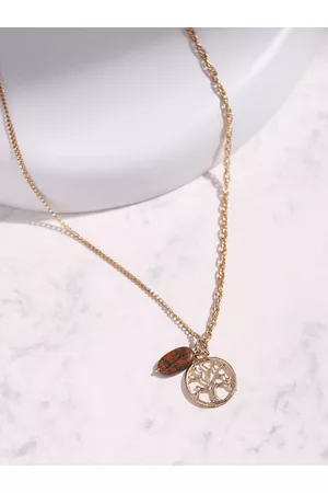 DEEBACO Gold-Toned Rose Gold-Plated Necklace