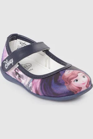 toothless Girls Navy Blue Disney Sofia The First Printed Ballerinas