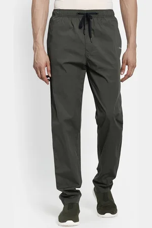 Buy OCTAVE Solid Cotton Regular Fit Men's Track pant