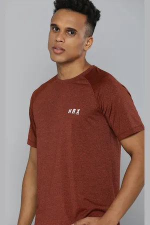 HRX Men Rust Running T-shirt