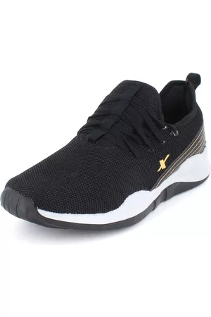 Sparx Men Black Mesh Running Shoes