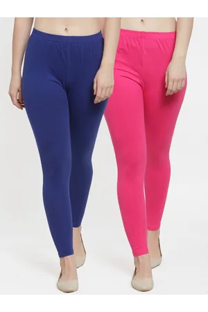 Jinfo Women Pack Of 2 Solid Ankle Length Leggings