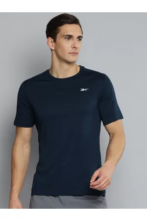Reebok Men Navy Blue WOR COMM SS T-shirt