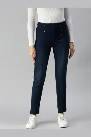SHOWOFF Women Blue Super Skinny Fit High-Rise Light Fade Stretchable Jeans