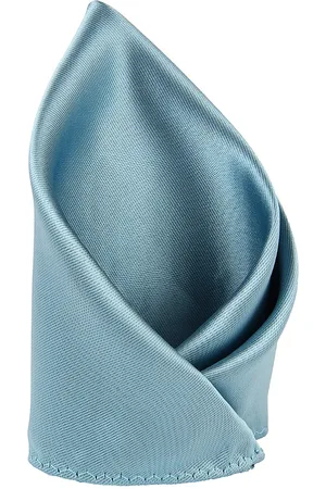 Alvaro Castagnino Men Blue Pocket Square