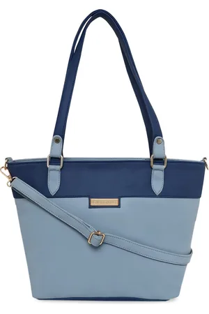 Giordano Blue PU Structured Handheld Bag