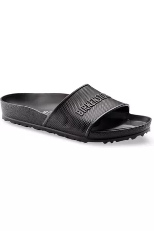 Birkenstock Unisex Black Barbados Eva Regular Width Sliders