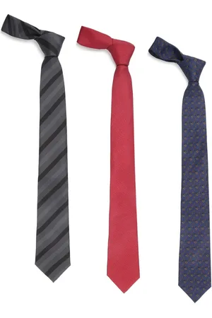 Tossido Men Navy Blue & Grey Printed Broad Tie