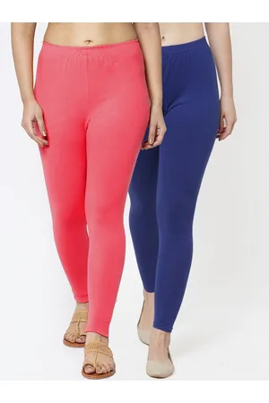 Jinfo Women Pack Of 2 Solid Ankle-Length Leggings