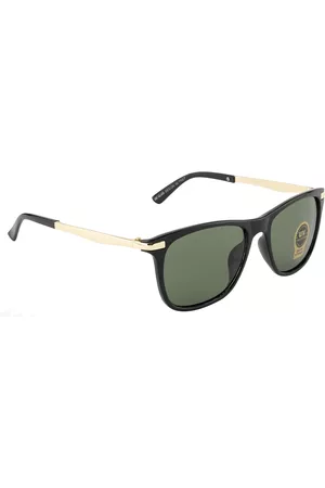 Mast & Harbour Unisex Green Lens & Black Wayfarer Sunglasses with UV Protected Lens