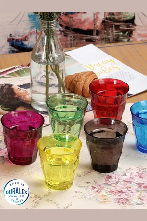 Duralex Multicolored Pack of 6 Picardie Colors Mixed Tumbler 250 ML