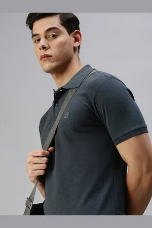 ONN Men Grey Polo T-shirt