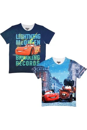Wear Your Mind Boys White Printed Round Neck T-shirt Pack of 2