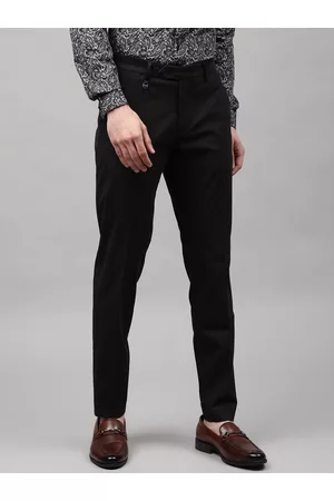 SLIM FIT TROUSERS IN SOLID-COLOUR COTTON BLEND FABRIC | Antony Morato