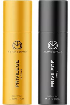 THE MAN COMPANY Men Set of 2 Privilege Body Sprays - Legend & Bold - 150 ml each