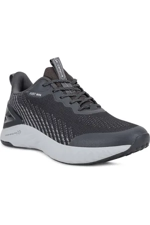 Campus Men Grey Mesh Garnate Running Shoes