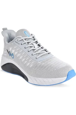 Campus Men Grey Mesh Running Shoes