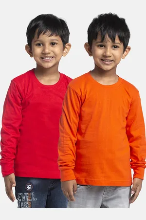 Friskers Boys Pack Of 2 Pure Cotton T-shirts