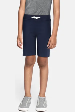 METRO KIDS COMPANY Boys Navy Blue Solid Regular Shorts