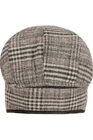 FabSeasons Unisex Brown Self Design Ascot Cap