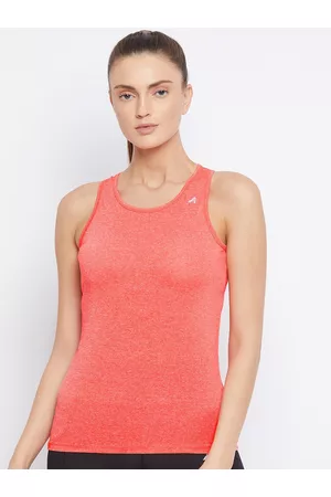 ATHLISIS Orange Lightweight Quick Dry Tank Top