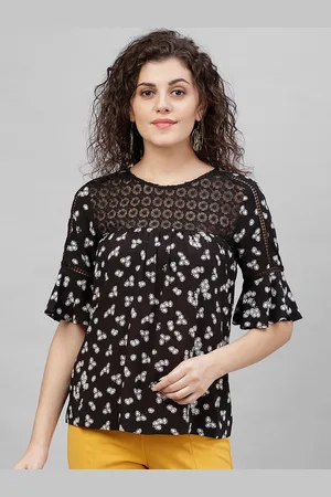 Gipsy Women Black Printed Top
