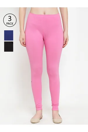 GRACIT Women Pack of 3 Solid Leggings