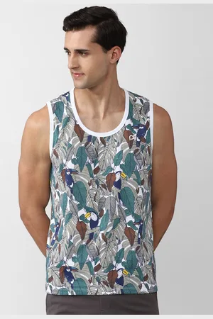 Peter England Men Multicoloured Printed T-shirt
