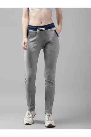 Cayman Women Grey Melange Solid Track Pants