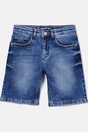 Crimsoune Club Boys Blue Denim Shorts