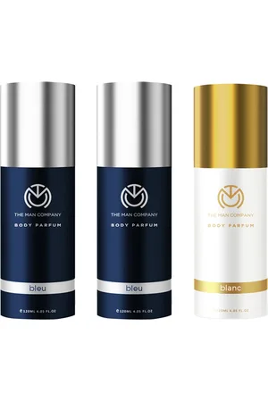THE MAN COMPANY Set of 2 Bleu Body Perfume & 1 Blanc Body Perfume