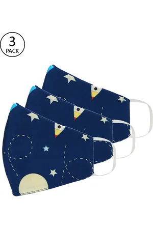 Tossido Kids Pack Of 3 3-Ply Reusable Outdoor Masks
